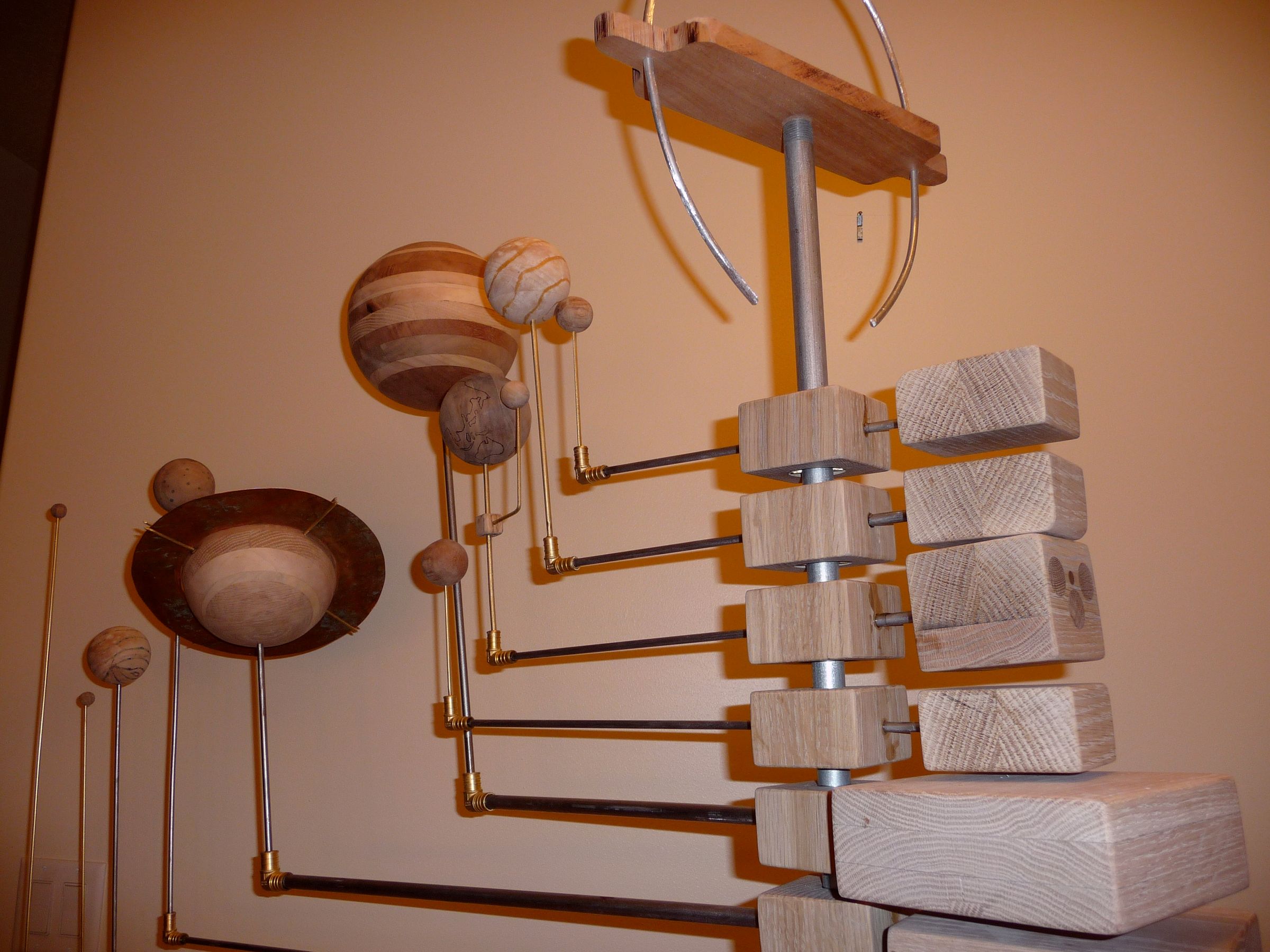 Grand Wooden Orrery