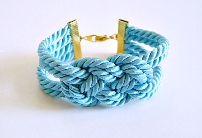 DIY Rope Bracelets-easy Knotted Rope Bracelet