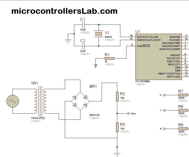 Sine wave frequency measurement using pic microcontroller