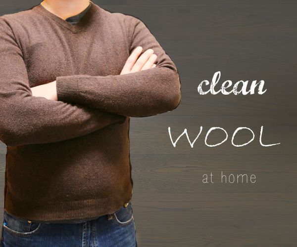 Clean Wool at Home