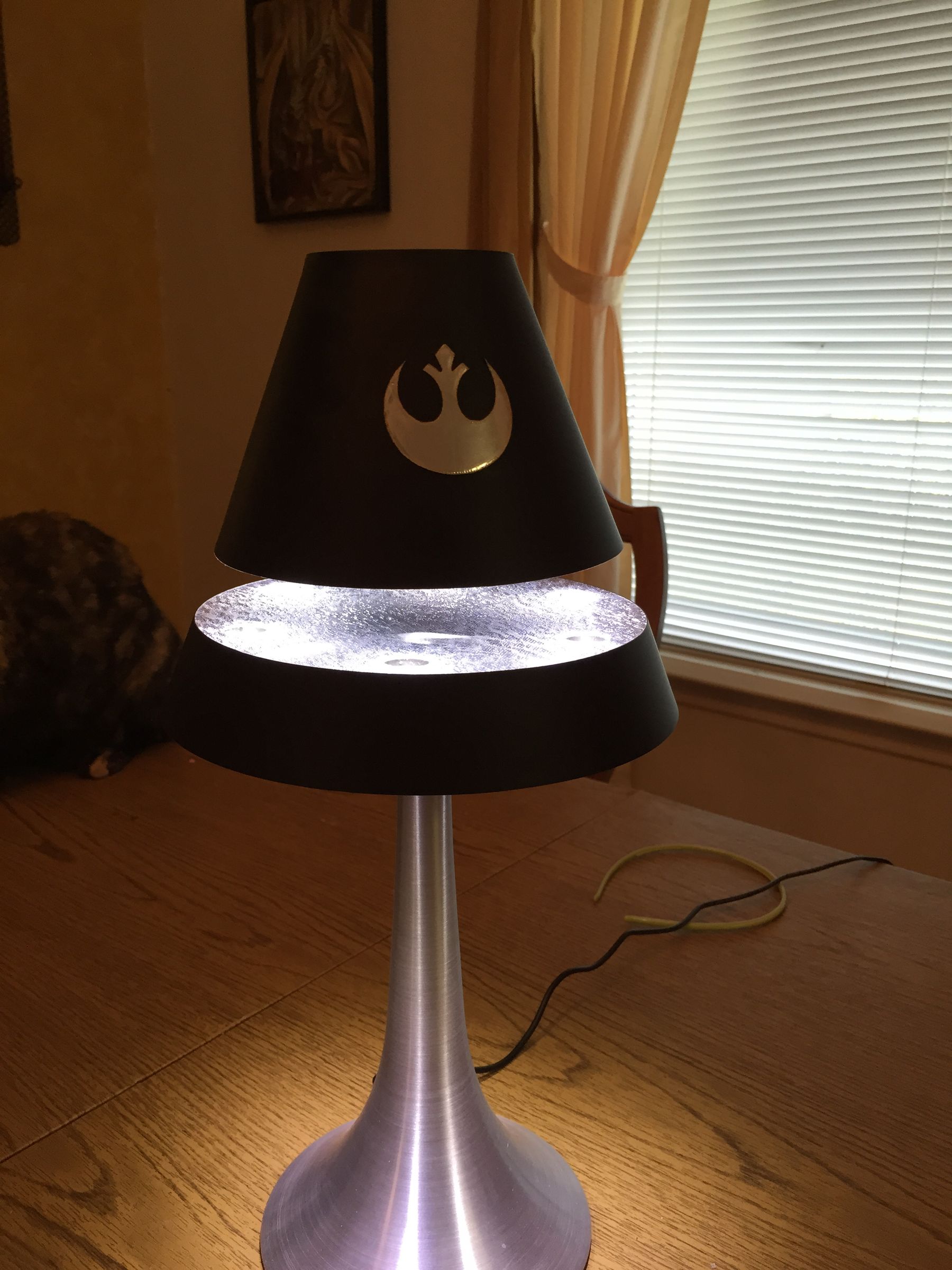 Levitating Rebel Lamp 6 Steps Instructables