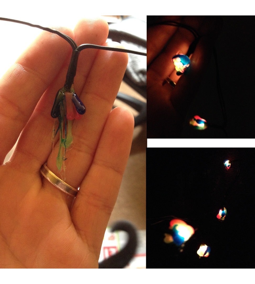 Hot Glue Fairy Lights 4 Steps Instructables