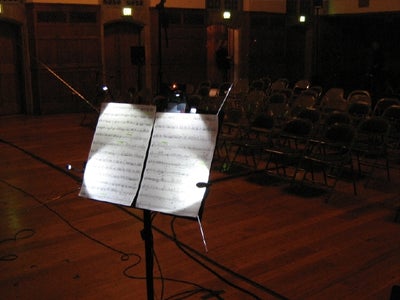 Using the Multimodal Music Stand in Performance! (and Extending It)