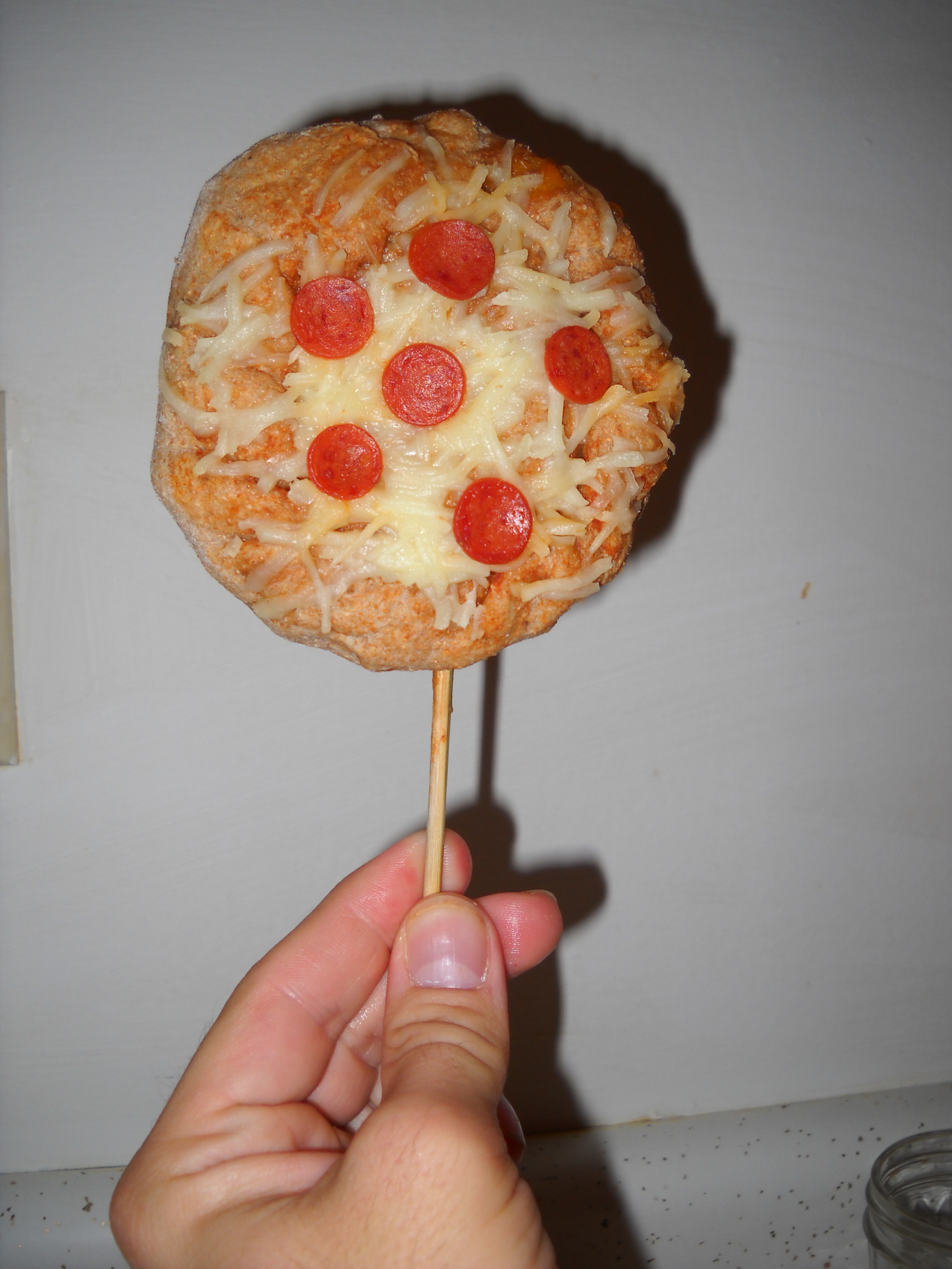 Stuffed Pizza on a Stick