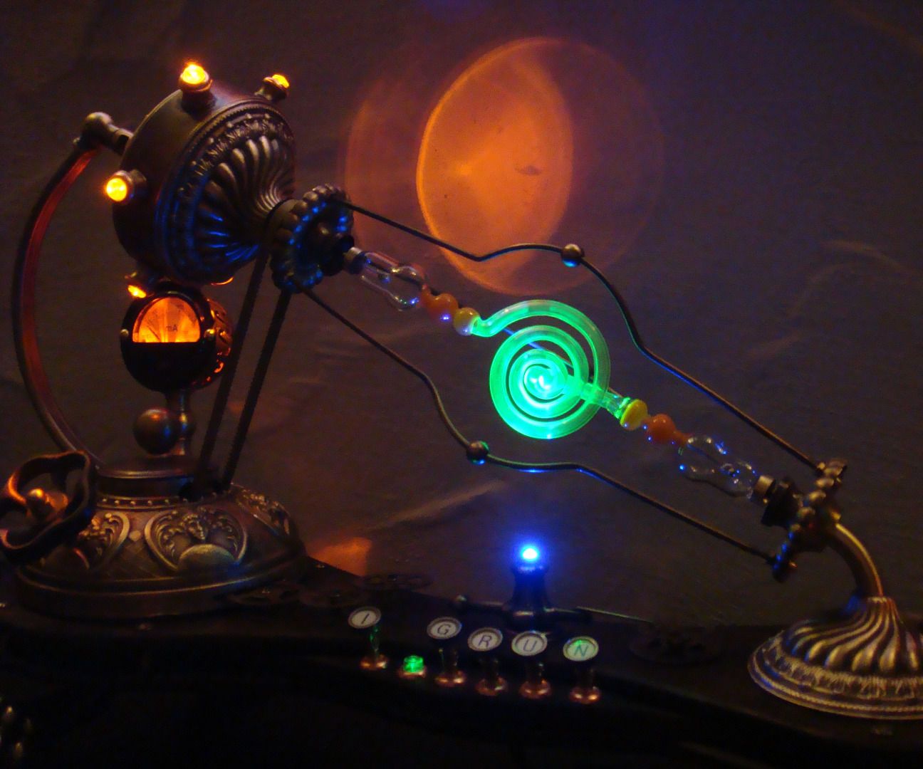IGRUN - Daughter of Aetheria. a High Voltage Steampunk Lamp