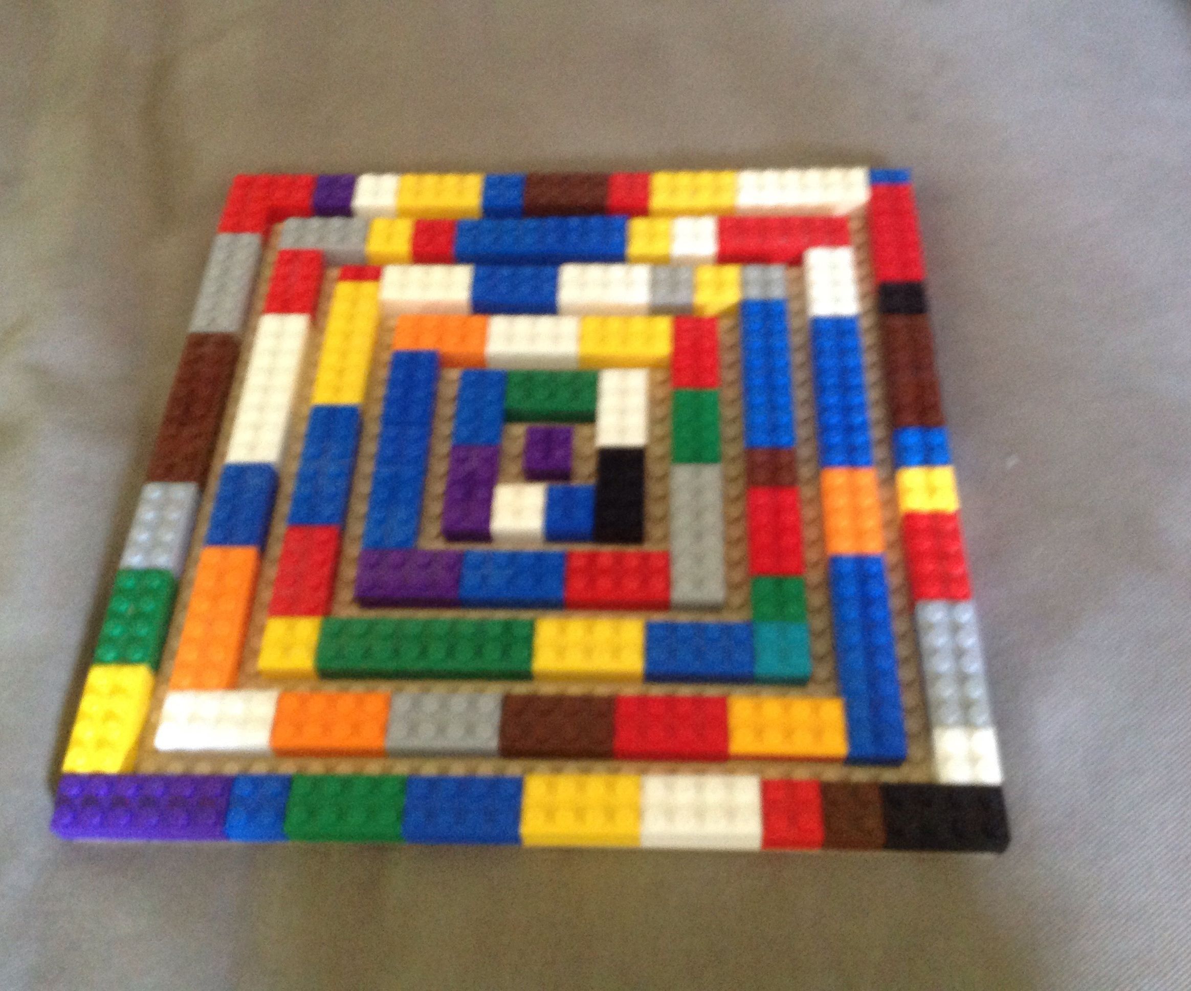 How to Make a Lego Spiral