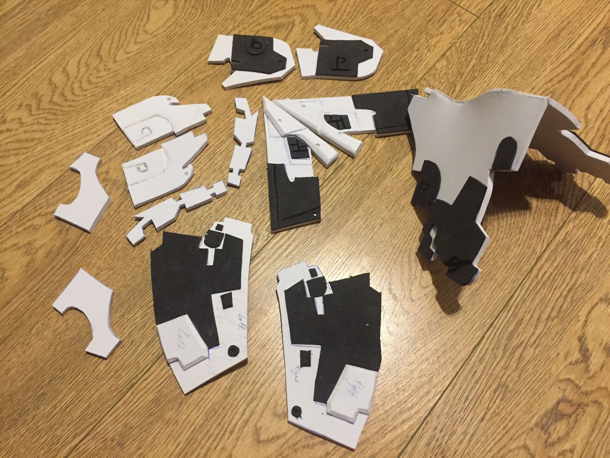 ​Manufacture of Back and Frontal Armor