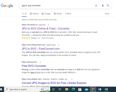 Convert the Image to a SVG File