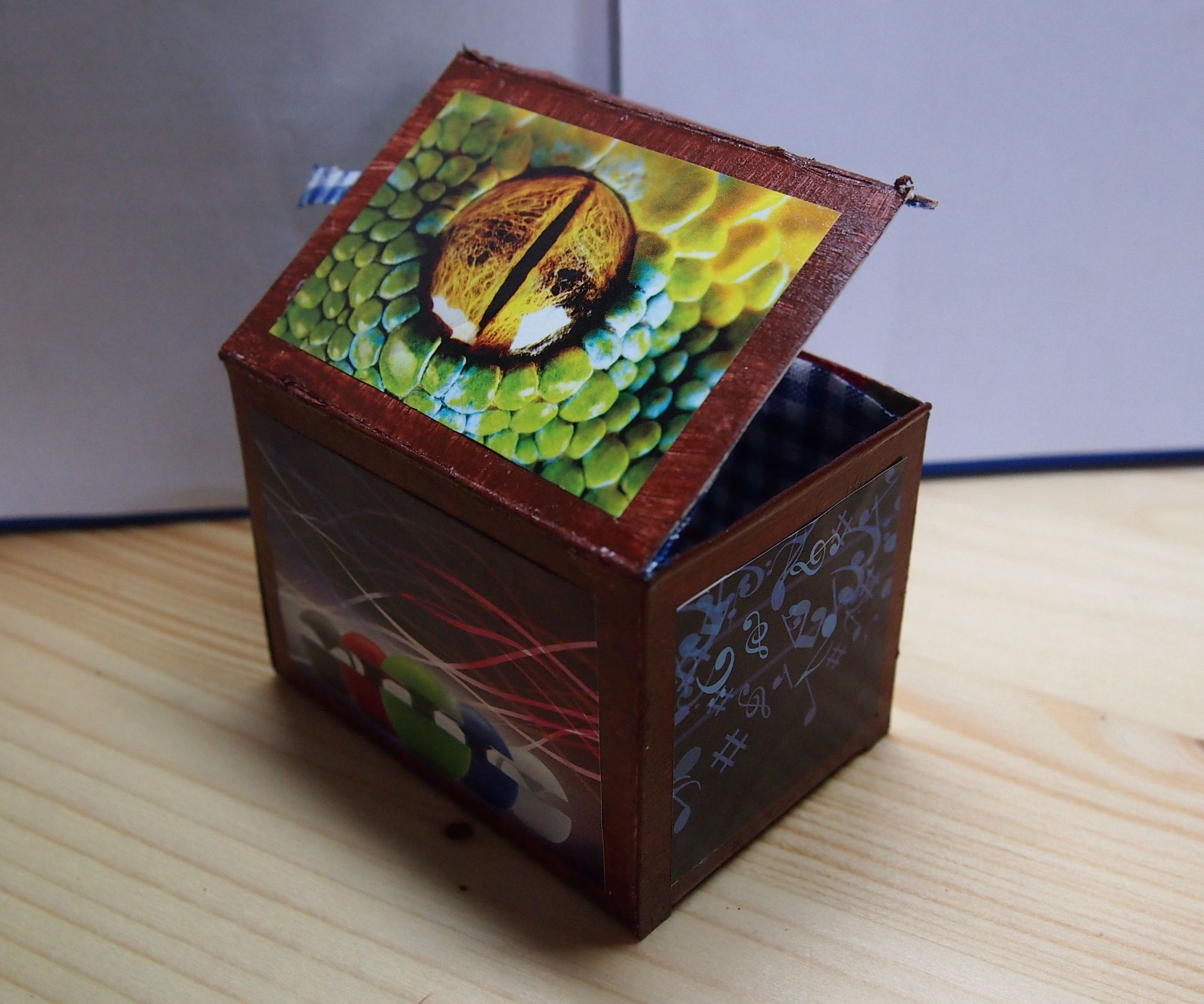 Treasure chest-recycled boxes