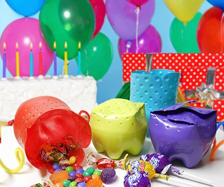 Recycled Plastic Party Favour Containers