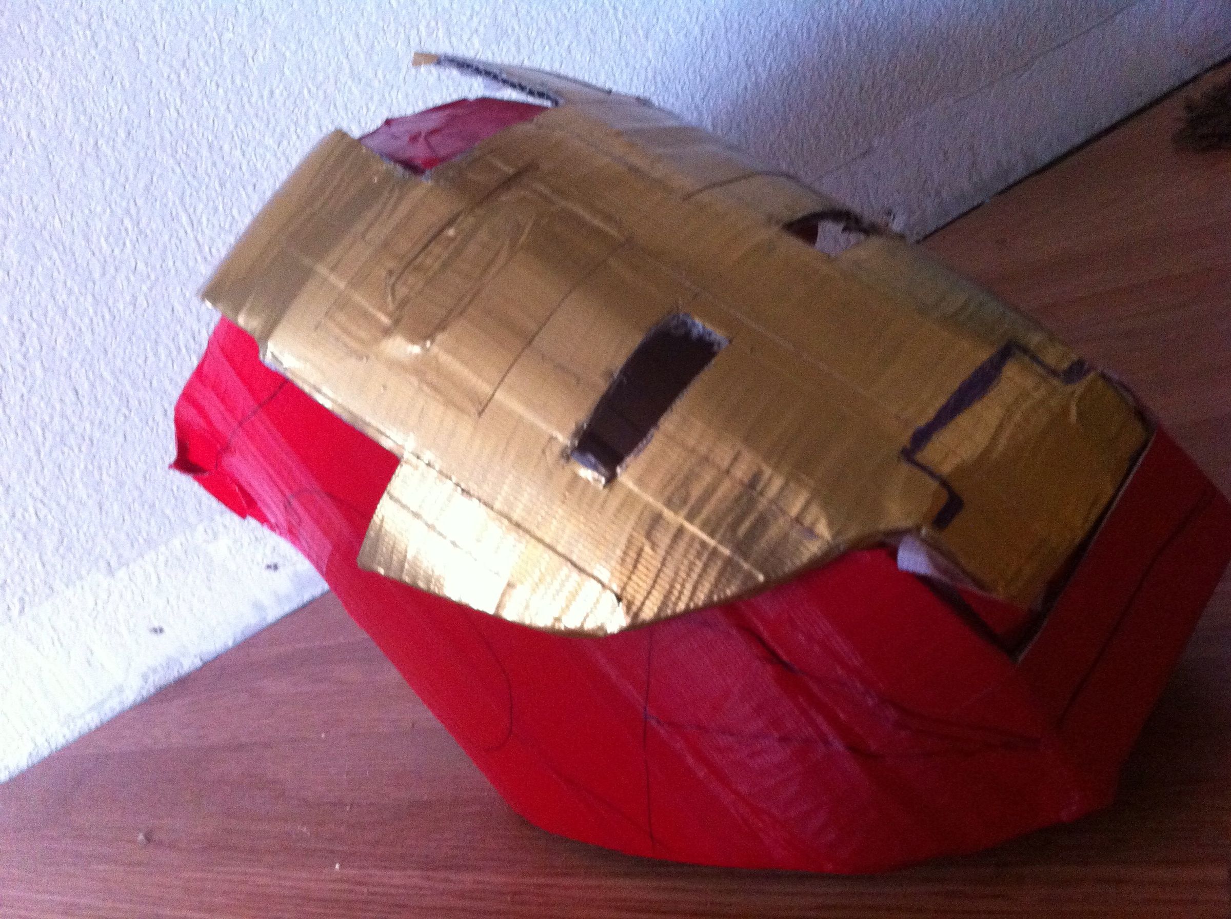 Duck Tape Iron Man Helment