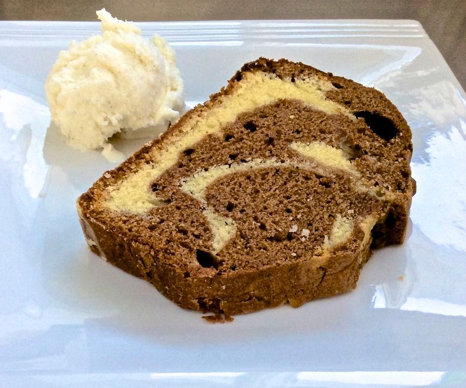 White + Chocolate Marble Cake