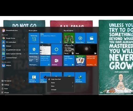 Fix Pin/Unpin Programs From Start Not Appearing in Windows 10 Issue