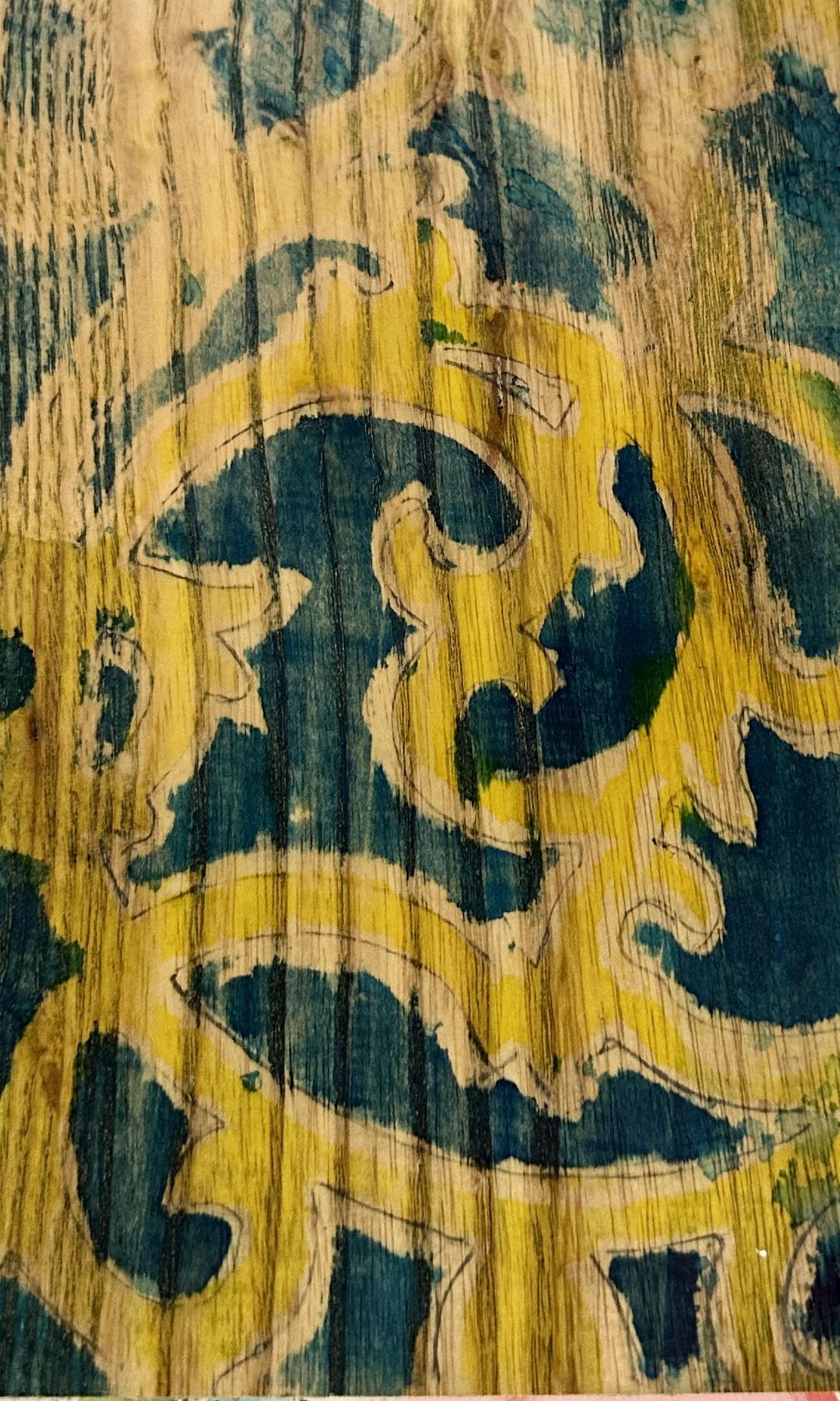 Finishing a Dyed Surface