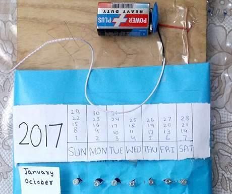 Worlds Simplest Electrical Universal Calender.