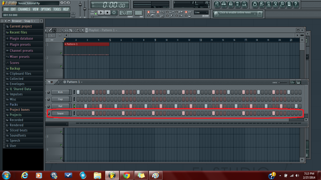 How to Make a Simple House Drum Pattern (128 BPM) : 5 Steps - Instructables