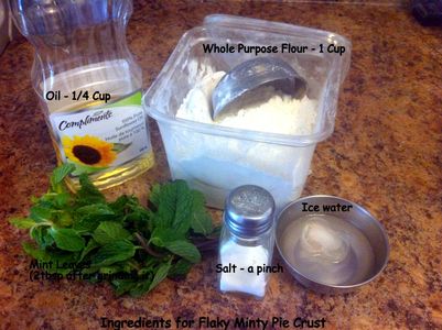 Make the Minty Pie Crust