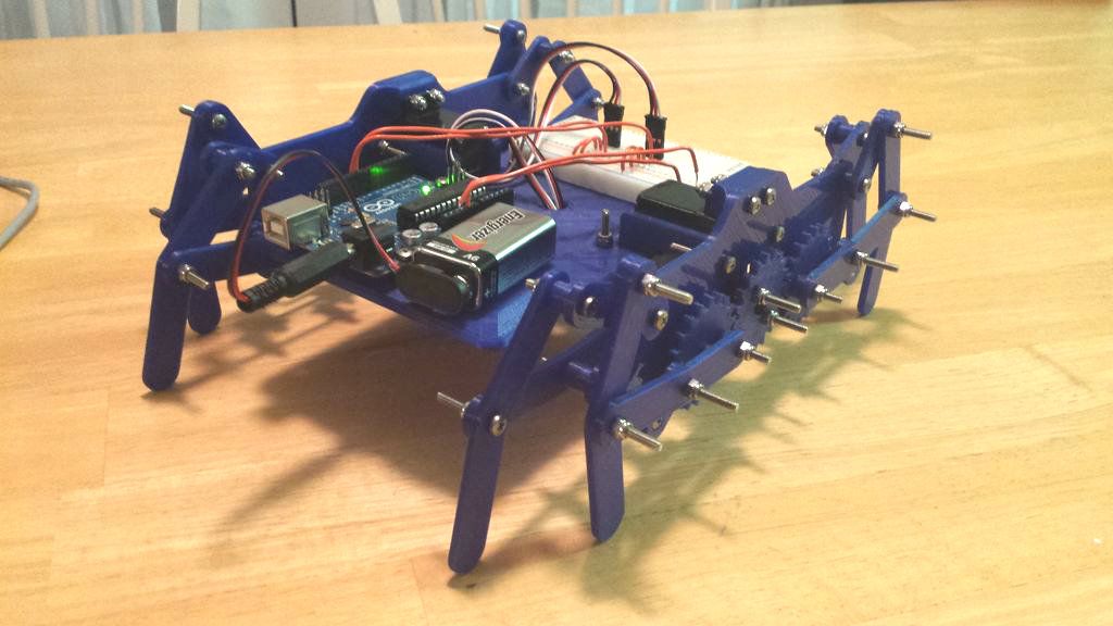 3D Printed Walking Robot (Klann Linkage)
