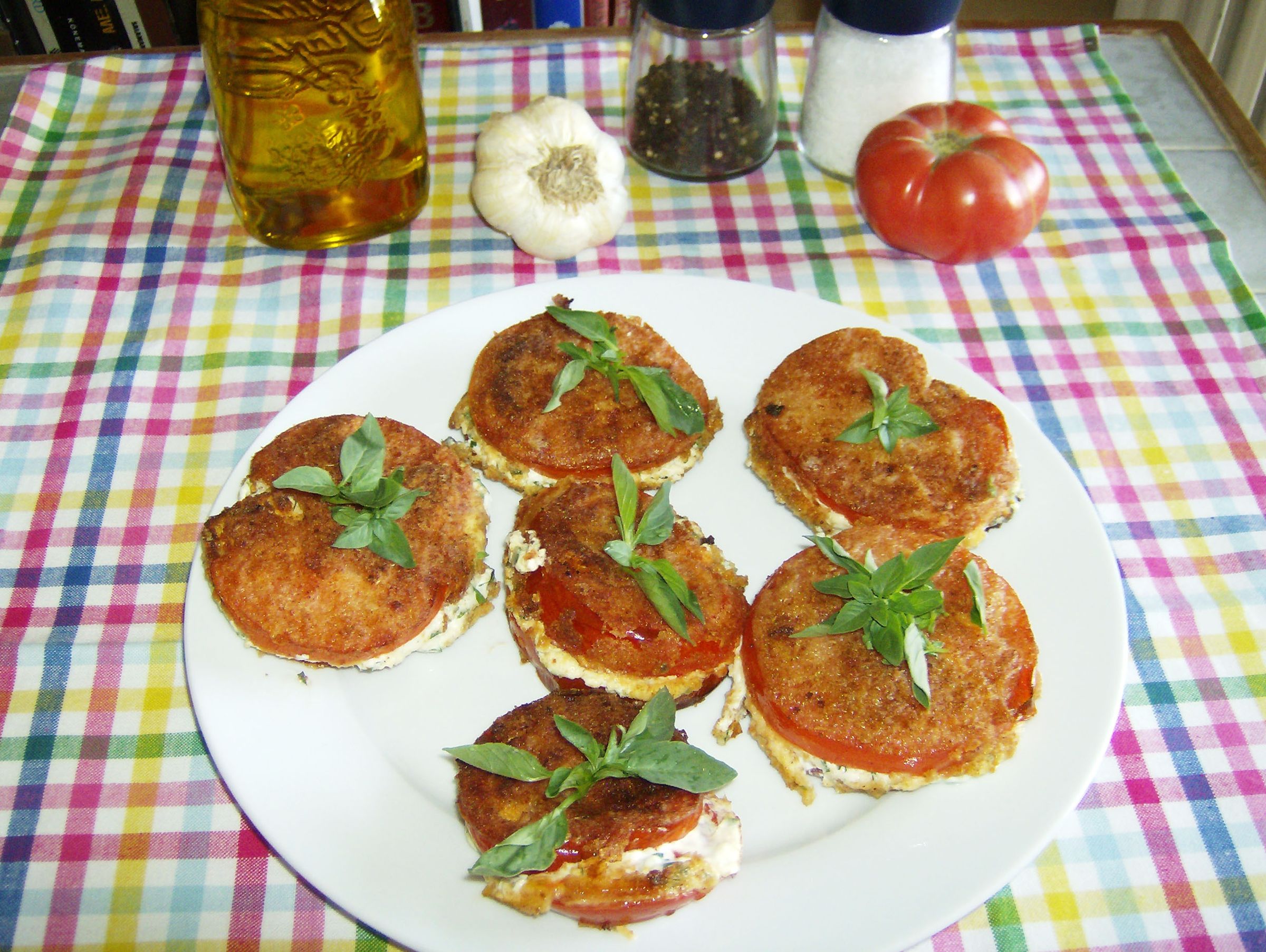 Fried Tomato Sandwiches.