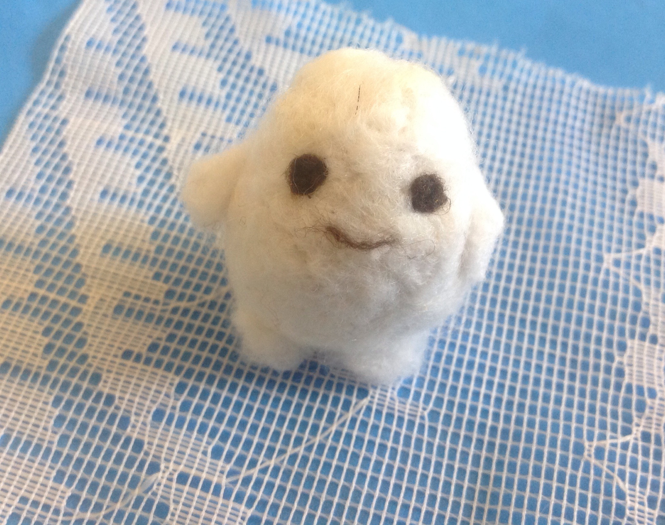 Needle Felted Adipose (Doctor Who) Fat Baby