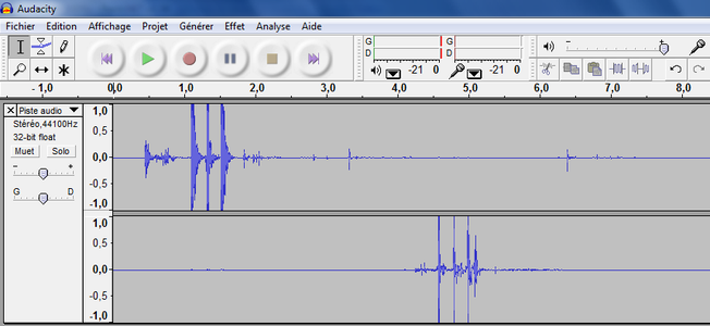 Recording in Audacity