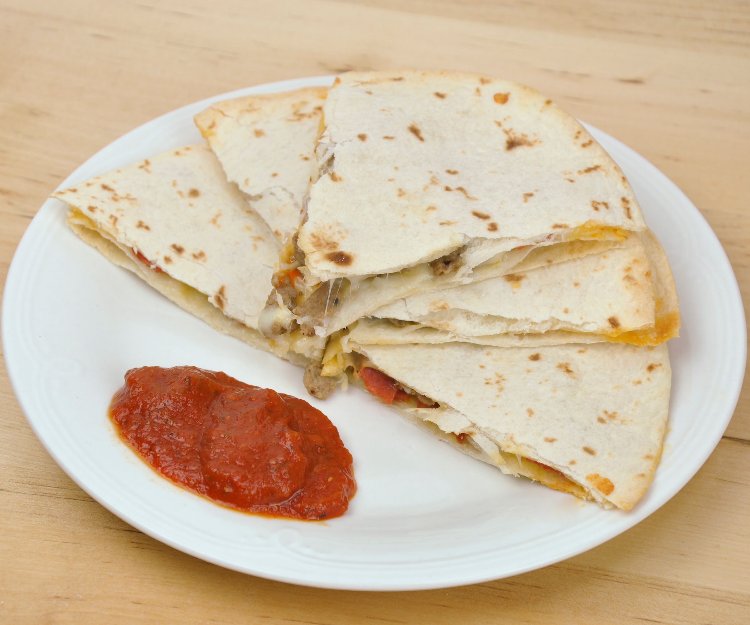 Pizzadillas - Perfect Pizza Quesadilla for Super Bowl