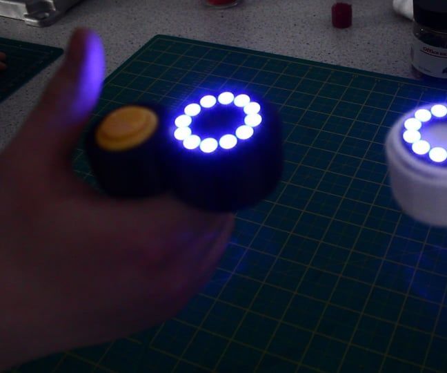 Neo Pixel, Fastest Thumb Game.