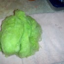 Kool-Aid wool batt dyeing