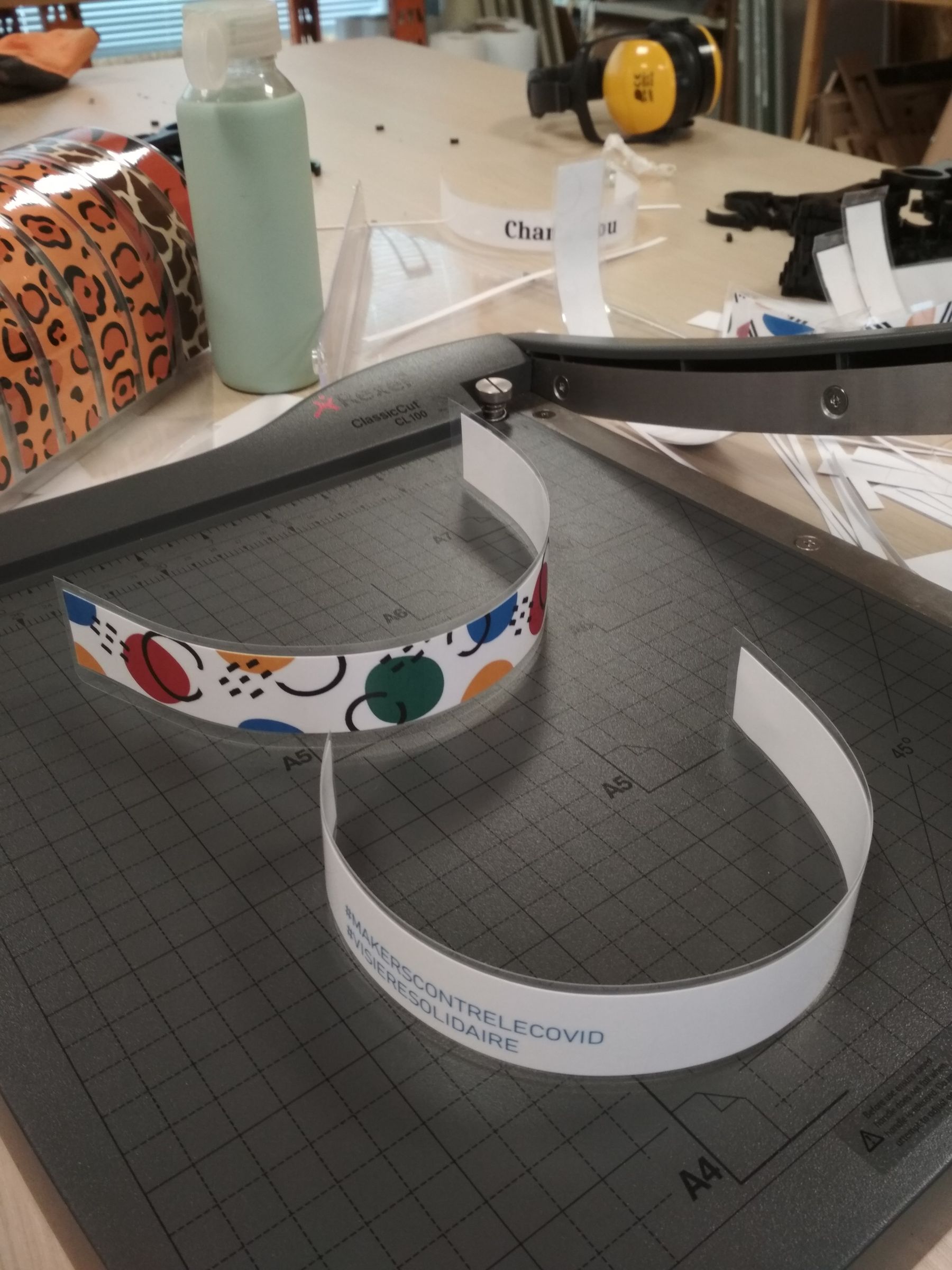 Face Shield Against COVID With Laminator or Hair Straightener 9 Steps