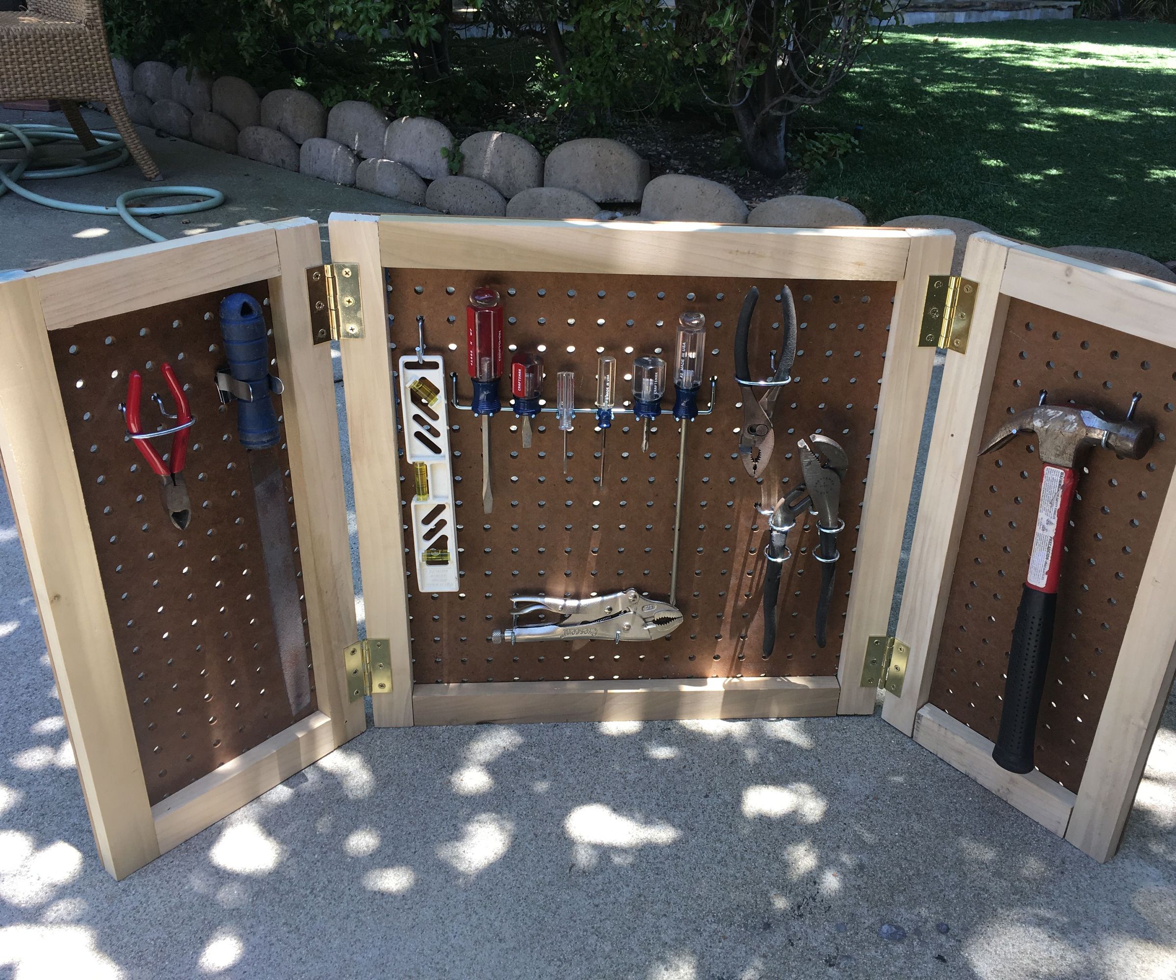 Linear Pegboard Toolbox
