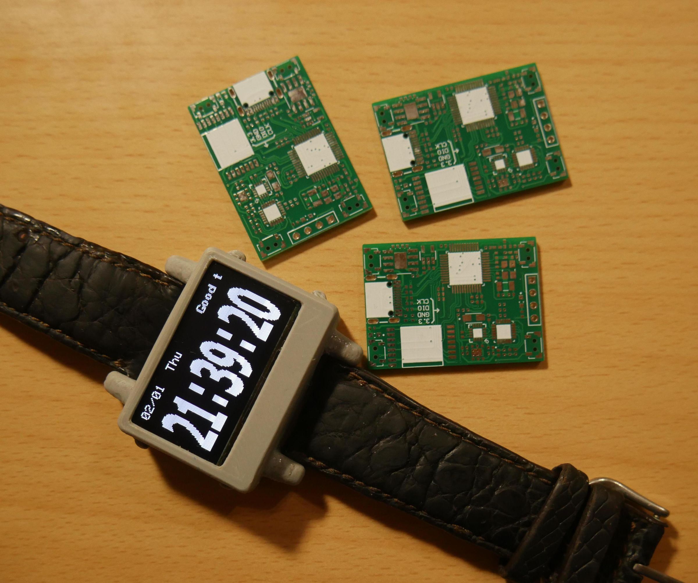 DIY Leta - a Wrist Watch Using Stm32 and Monochrome UI