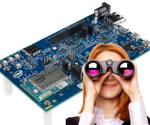 Track friends and topics on social networks using Intel Edison