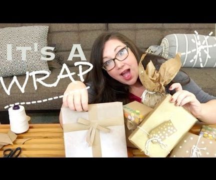 Easy DIY Brown Paper Gift Wrap