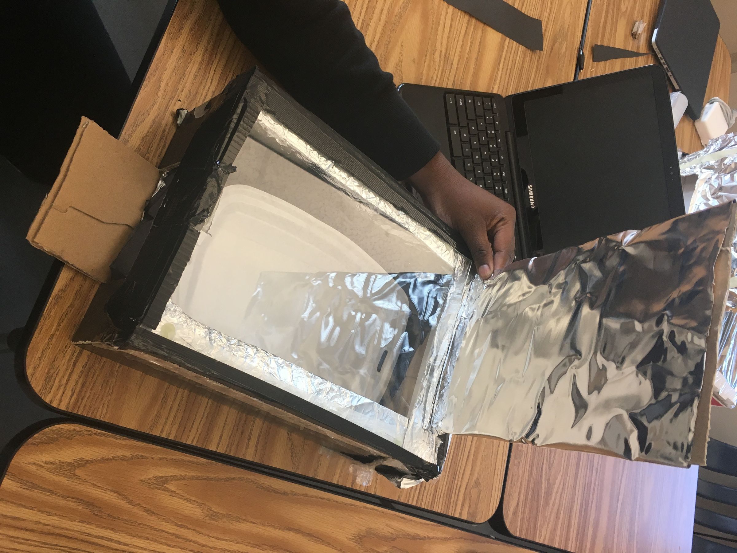 Shoe Box Solar Oven 5 Steps Instructables