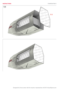 Starfighter-X Star Wars Inspired Paper Model