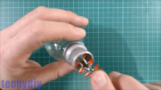 Insert the Led Heart Into the Bulb
