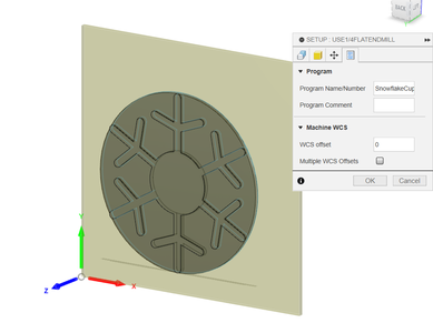 CAM File, Part 1: Setup File