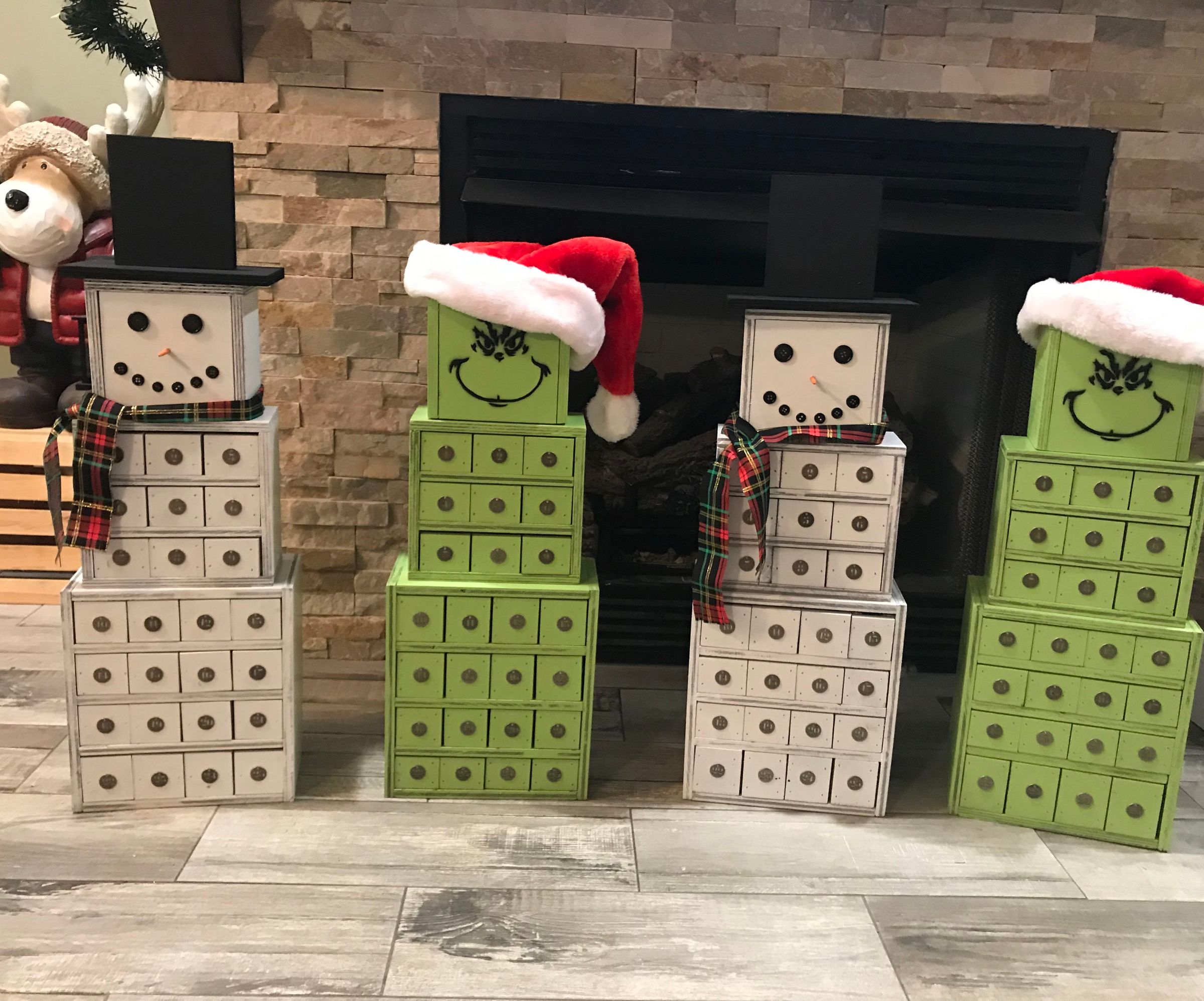 Wood Advent Calendars 