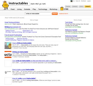Search Instructables for Instructables  on How to Write an Instructable