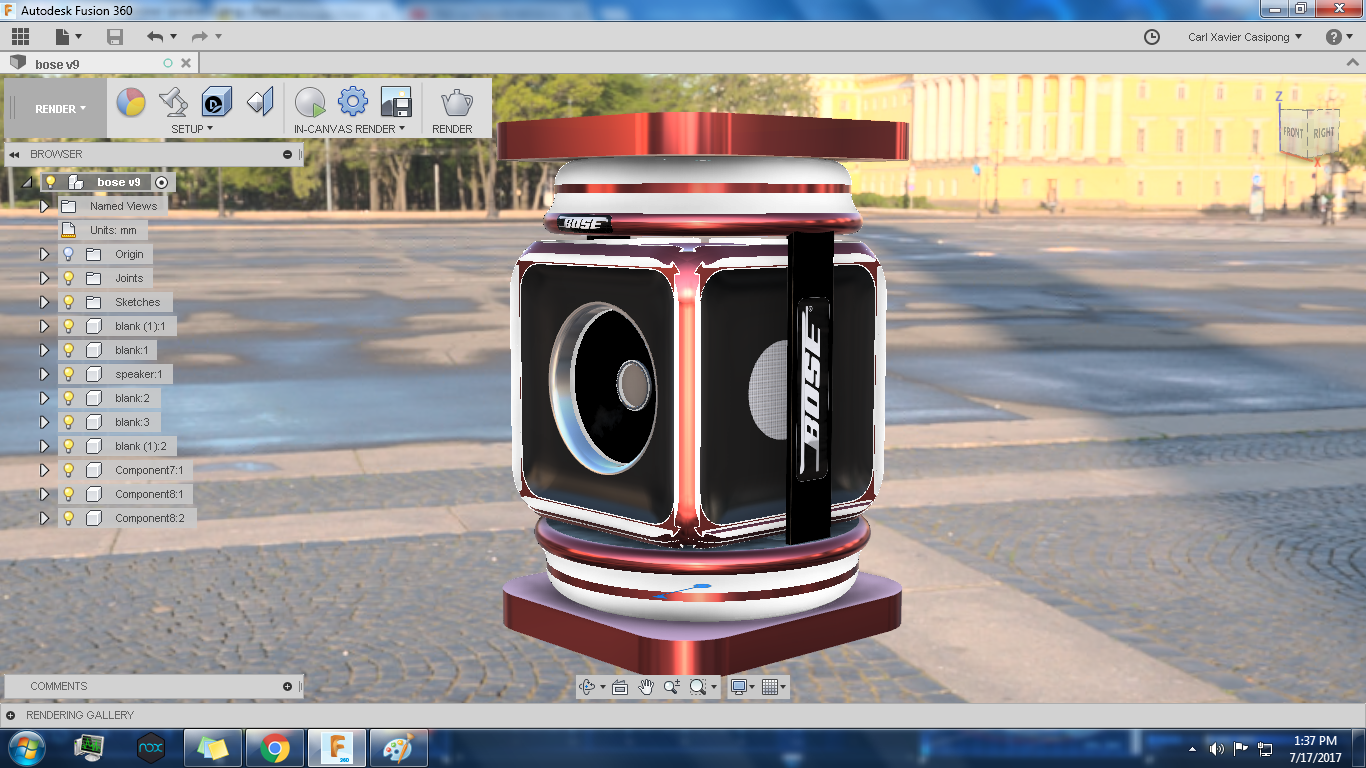 Spinner Speaker Stand