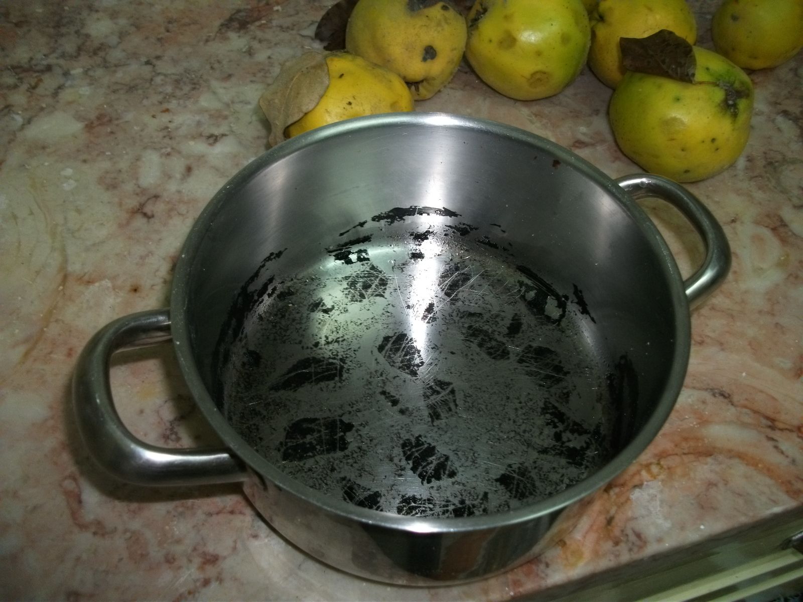 Burned Food Pot Cleaning