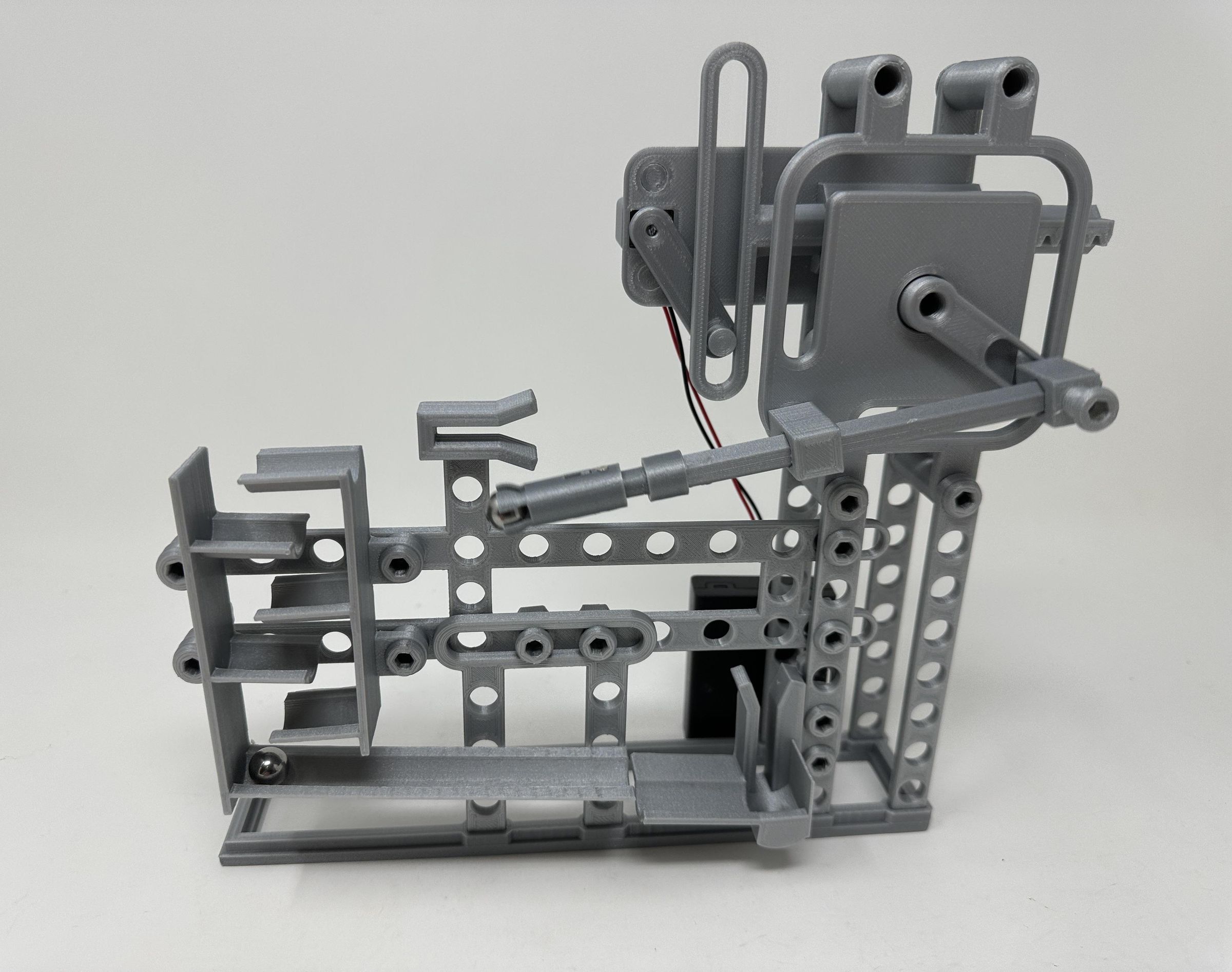 Marblevator, Rube Goldberg Style.