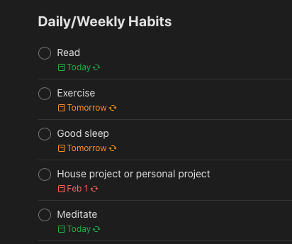 Use ToDoist App to Improve Daily Habits and Self Care
