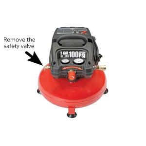 Remove the Safety Valve & Install the Tee