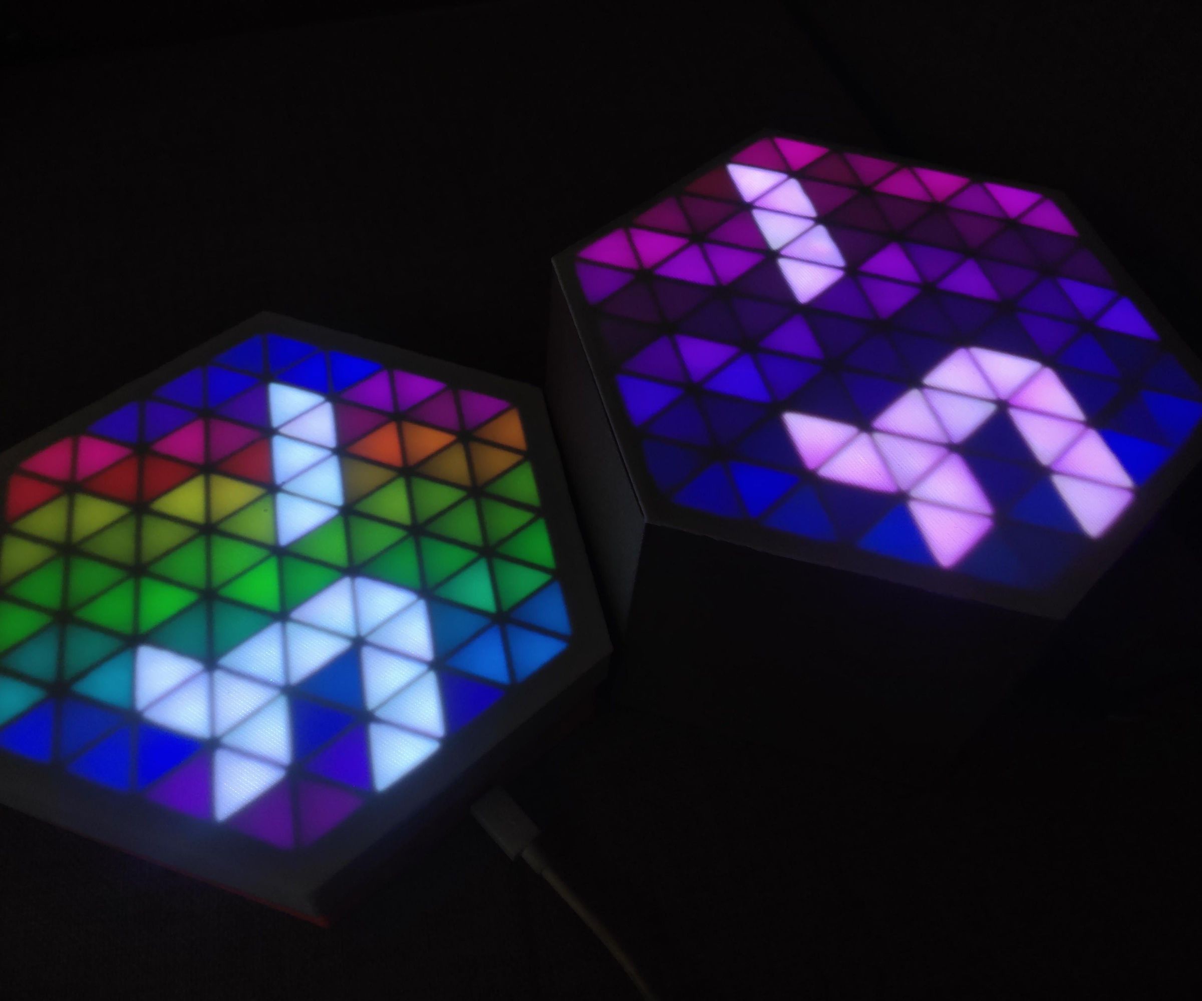 RGB HexMatrix | IOT Clock 2.0