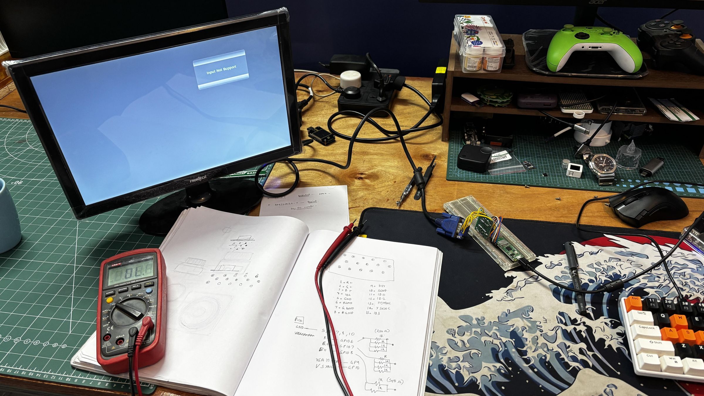 Breadboard Setup View