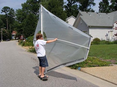 How to Make a Skateboard Sail