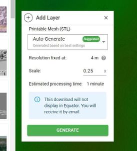 Generate a 3D Printable Terrain File (STL)
