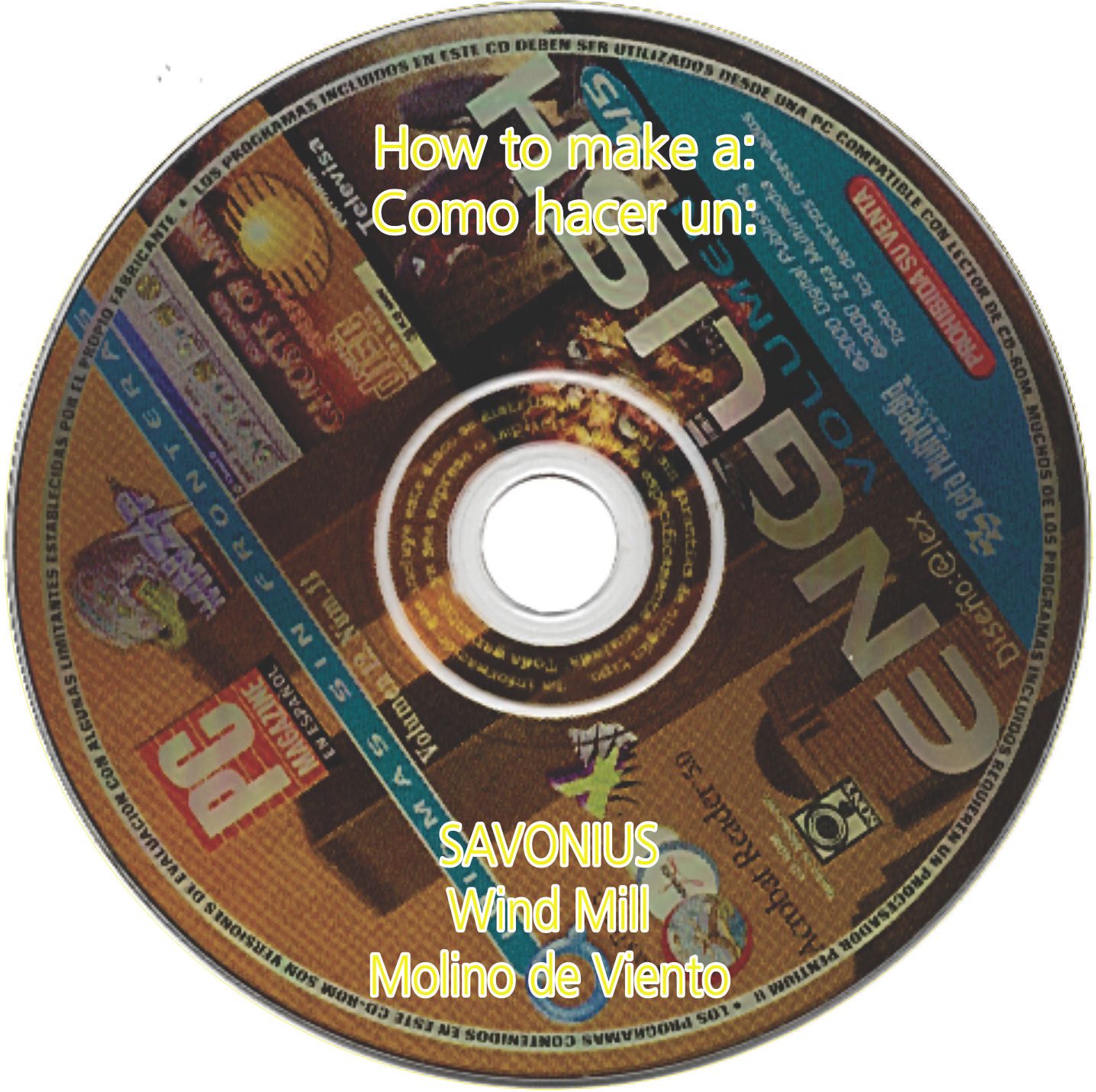 Savonius Make One From Old CDs DVDs