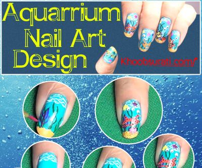 Aquarium Nail Art Design